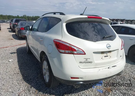 2011 Nissan Murano Sl из США, поврежденный, VIN JN8AZ1MU1BW060709